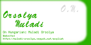 orsolya muladi business card